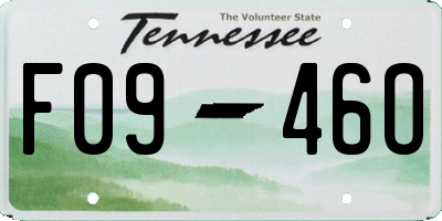 TN license plate F0946O