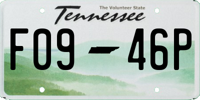 TN license plate F0946P