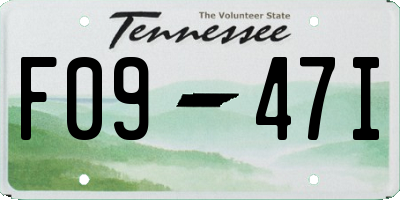 TN license plate F0947I