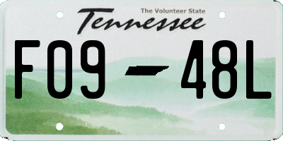 TN license plate F0948L