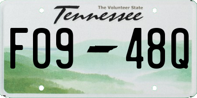 TN license plate F0948Q