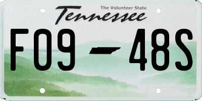 TN license plate F0948S