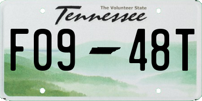 TN license plate F0948T