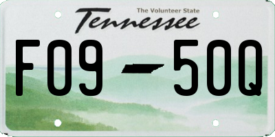 TN license plate F0950Q