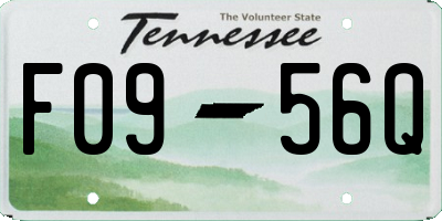 TN license plate F0956Q