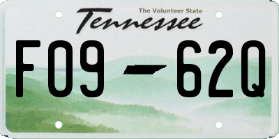 TN license plate F0962Q