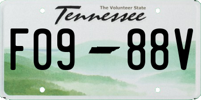 TN license plate F0988V