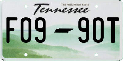 TN license plate F0990T
