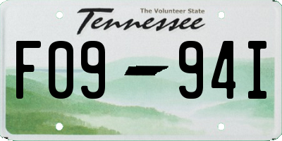 TN license plate F0994I
