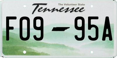 TN license plate F0995A