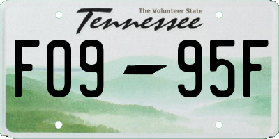 TN license plate F0995F