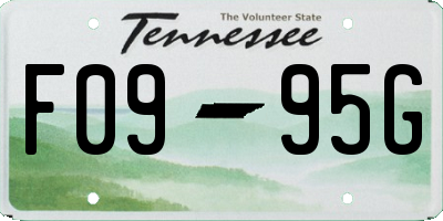 TN license plate F0995G