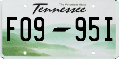 TN license plate F0995I