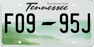 TN license plate F0995J