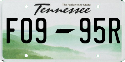 TN license plate F0995R