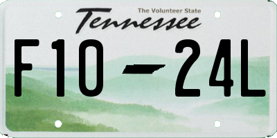 TN license plate F1024L