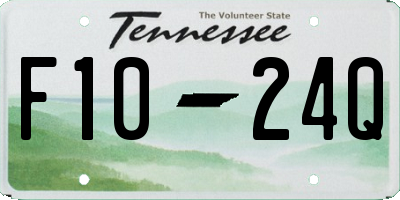 TN license plate F1024Q