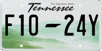 TN license plate F1024Y