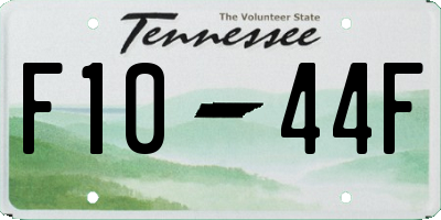 TN license plate F1044F