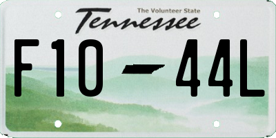 TN license plate F1044L