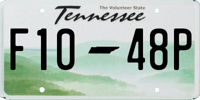 TN license plate F1048P