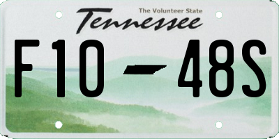 TN license plate F1048S