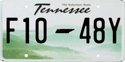 TN license plate F1048Y