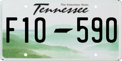 TN license plate F1059O