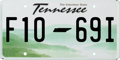 TN license plate F1069I