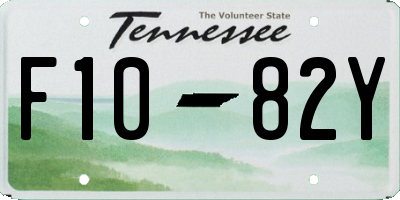 TN license plate F1082Y