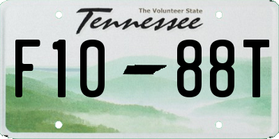 TN license plate F1088T