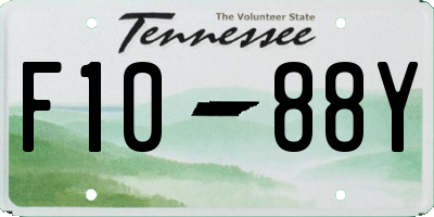 TN license plate F1088Y