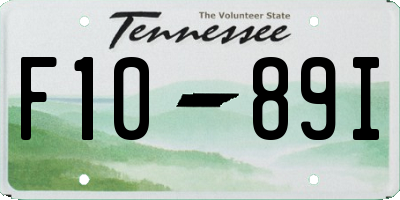 TN license plate F1089I