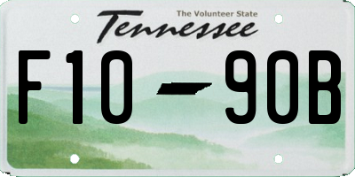 TN license plate F1090B