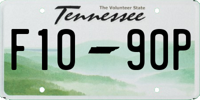 TN license plate F1090P
