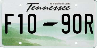TN license plate F1090R