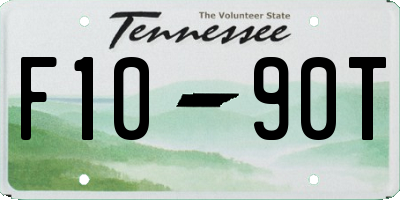 TN license plate F1090T