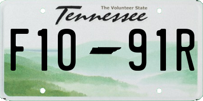 TN license plate F1091R