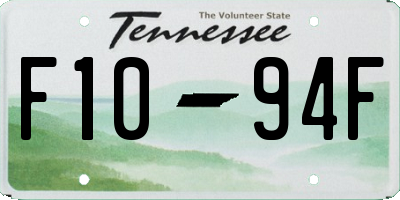 TN license plate F1094F