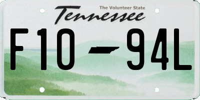 TN license plate F1094L