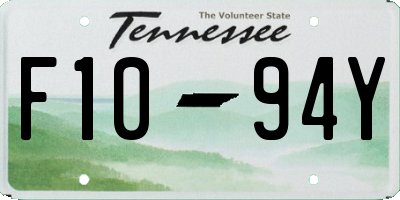 TN license plate F1094Y