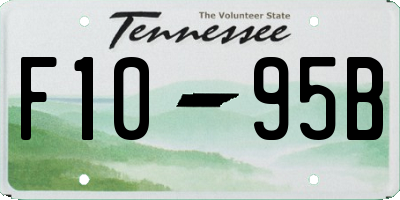 TN license plate F1095B