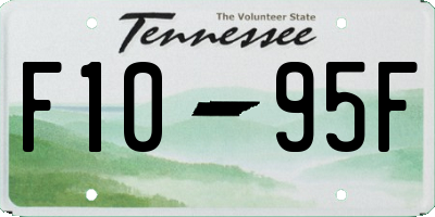 TN license plate F1095F