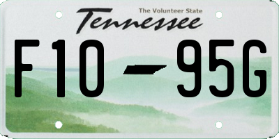 TN license plate F1095G