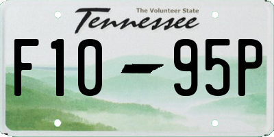 TN license plate F1095P