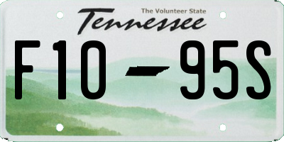 TN license plate F1095S