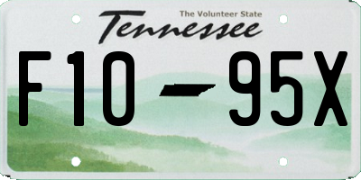 TN license plate F1095X