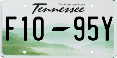 TN license plate F1095Y