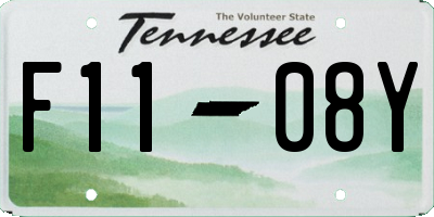 TN license plate F1108Y