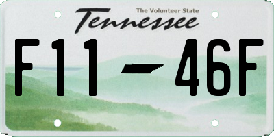 TN license plate F1146F